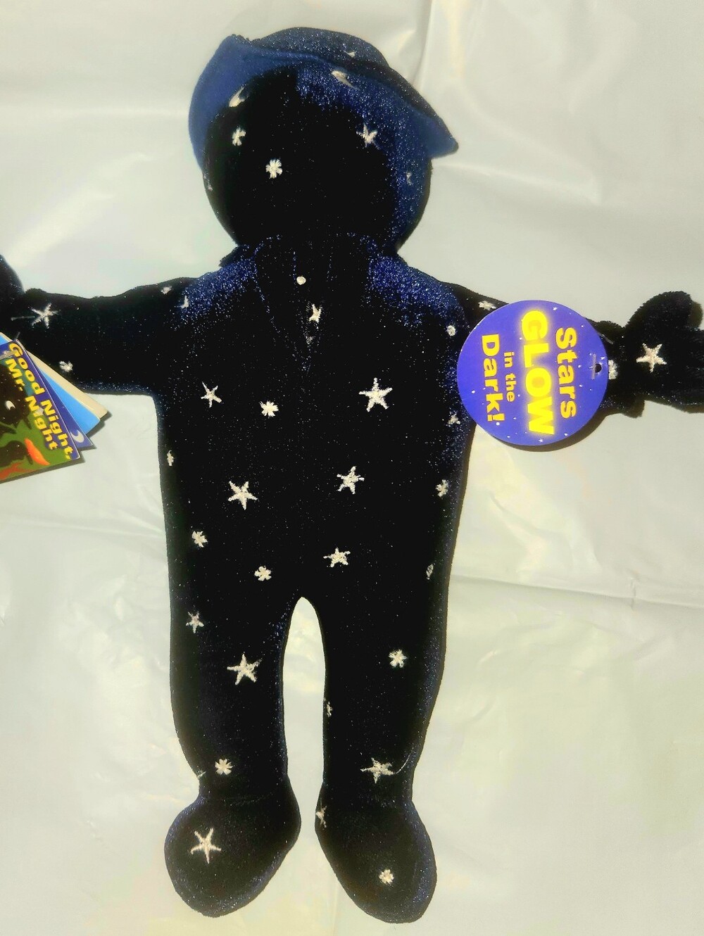 Yottoy Glow-in-the-Dark Star Mr. Night Plush - Navy Blue